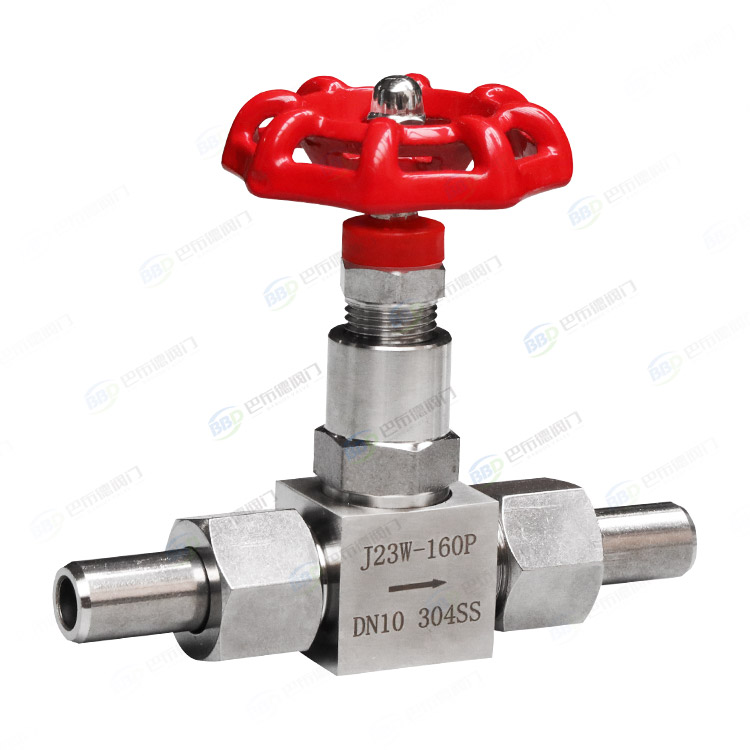 Welding needle valve