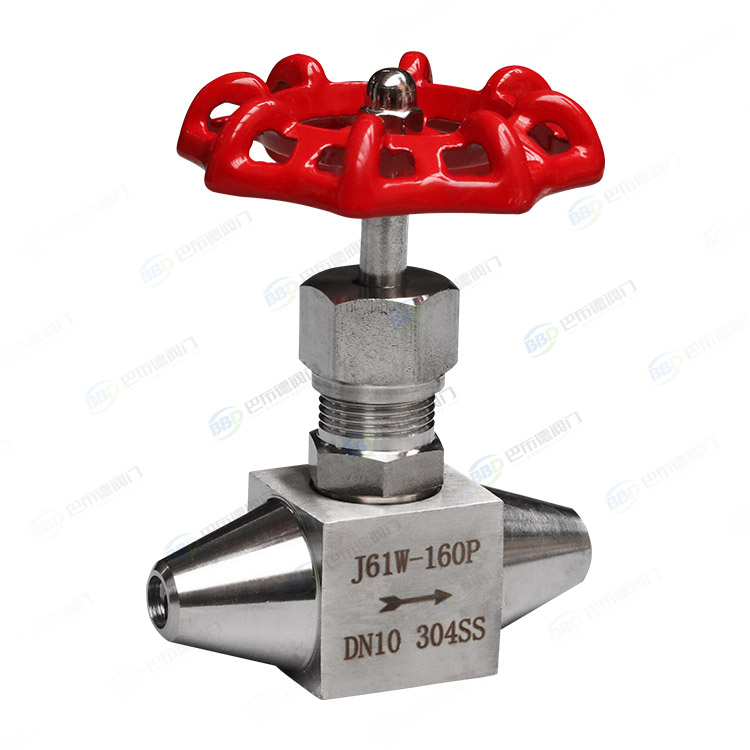 Welding needle valve