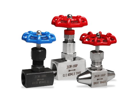 Needle type instrument valve series