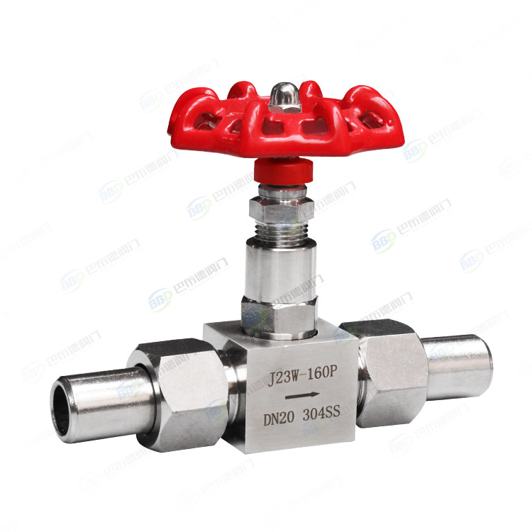 Welding needle valve