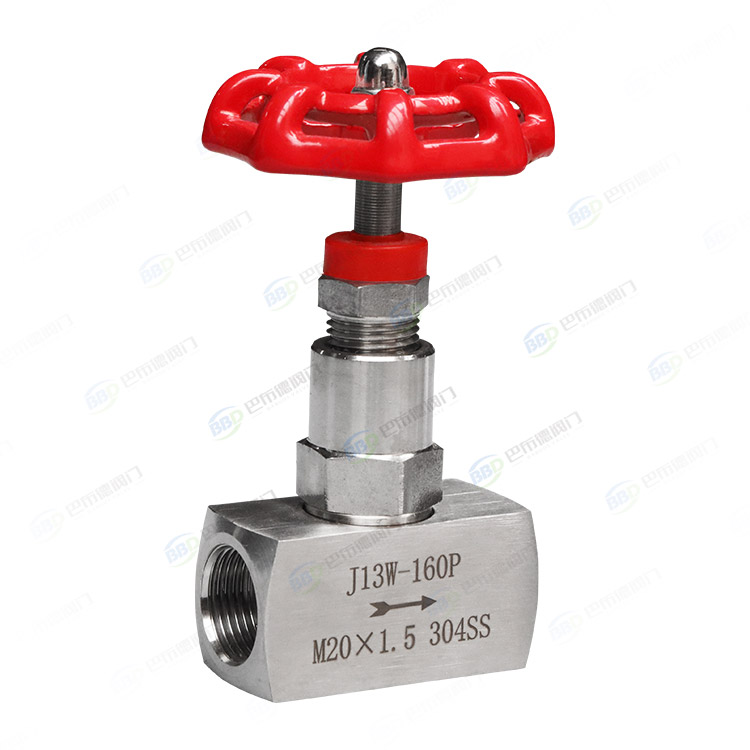 Pressure gauge needle valve