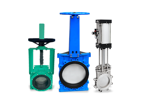 Knife type gate valve series