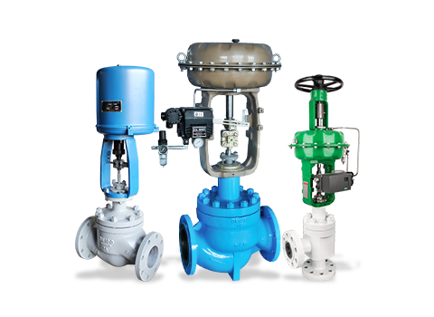 Regulating valve series