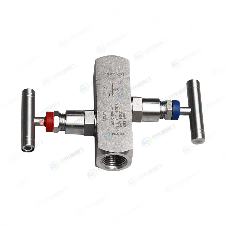 Integrated two valve group