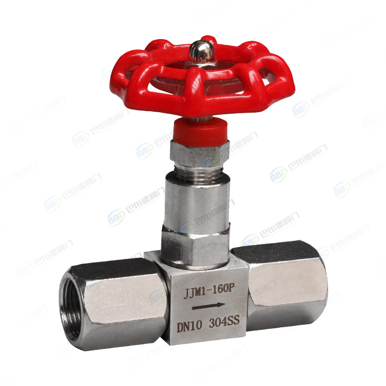 Pressure gauge needle valve