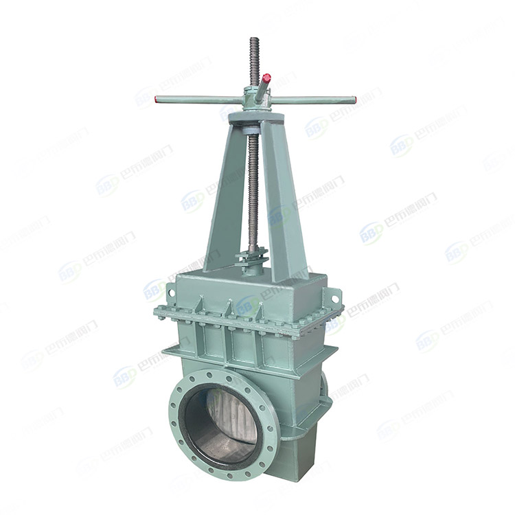 Manual lined rubber gate valve