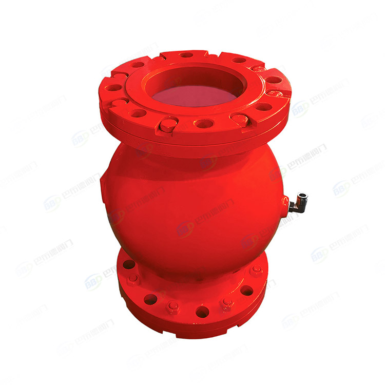 Spherical airbag valve