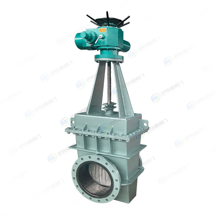 Electric lined rubber gate valve
