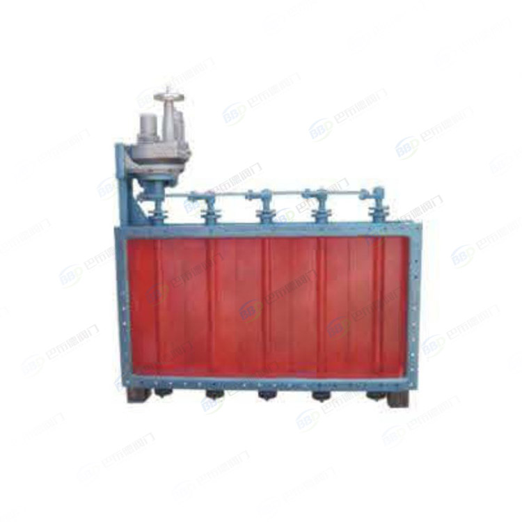 Rectangular louver valve