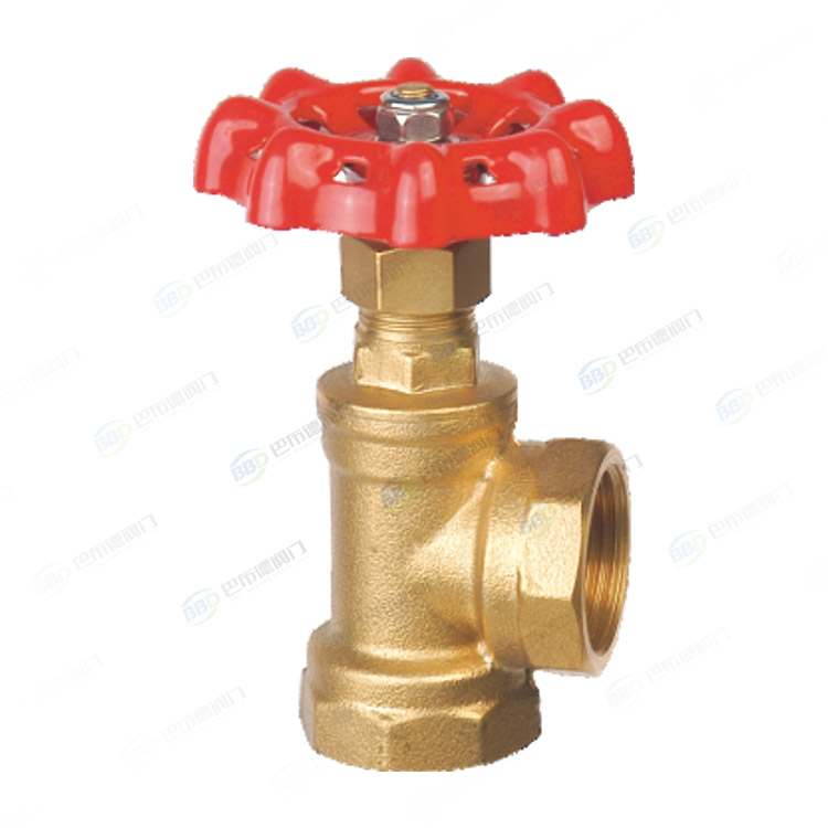 Brass angle globe valve