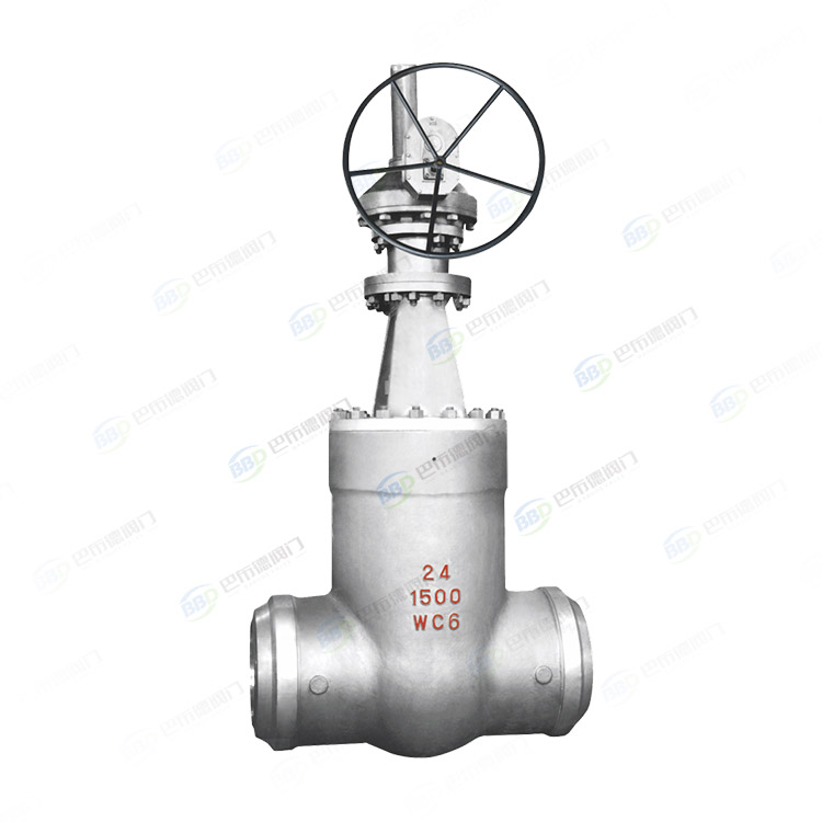 Power station gate valve