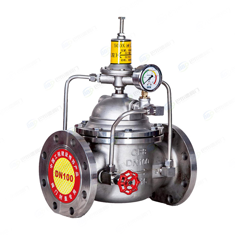 500X Stainless steel pressure relief valve