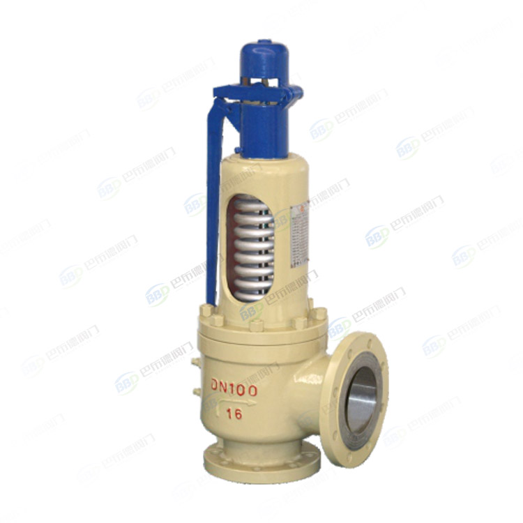 Spring fully open safety valve