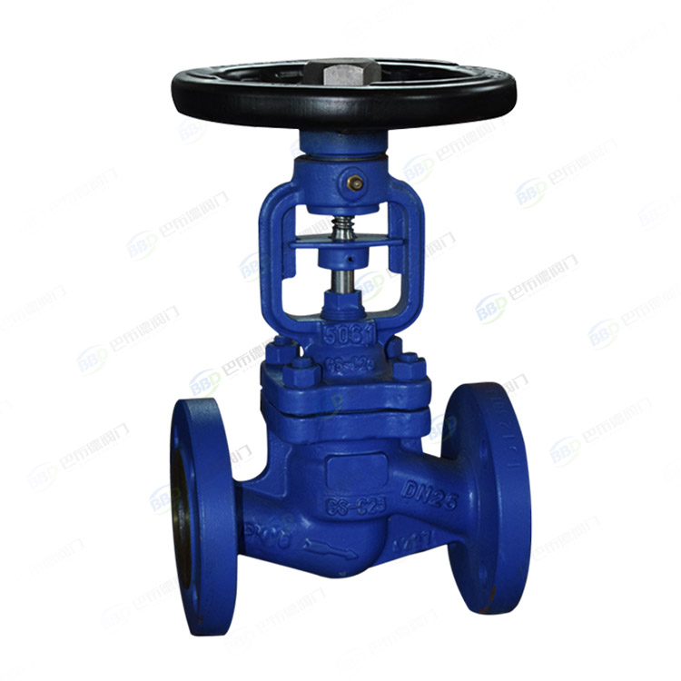 Bellows globe valves