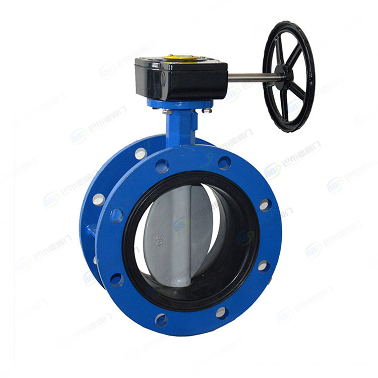 Soft sealed flange butterfly valve