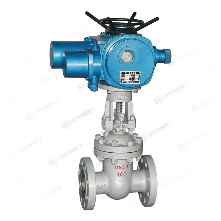 Cast steel electric gate valve