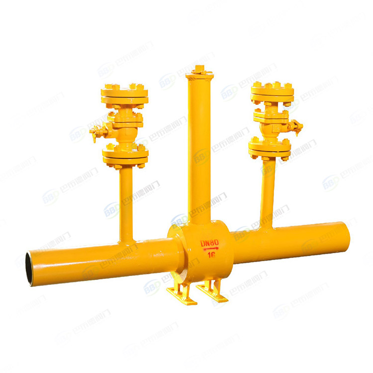 Directly buried release type natural gas ball valve