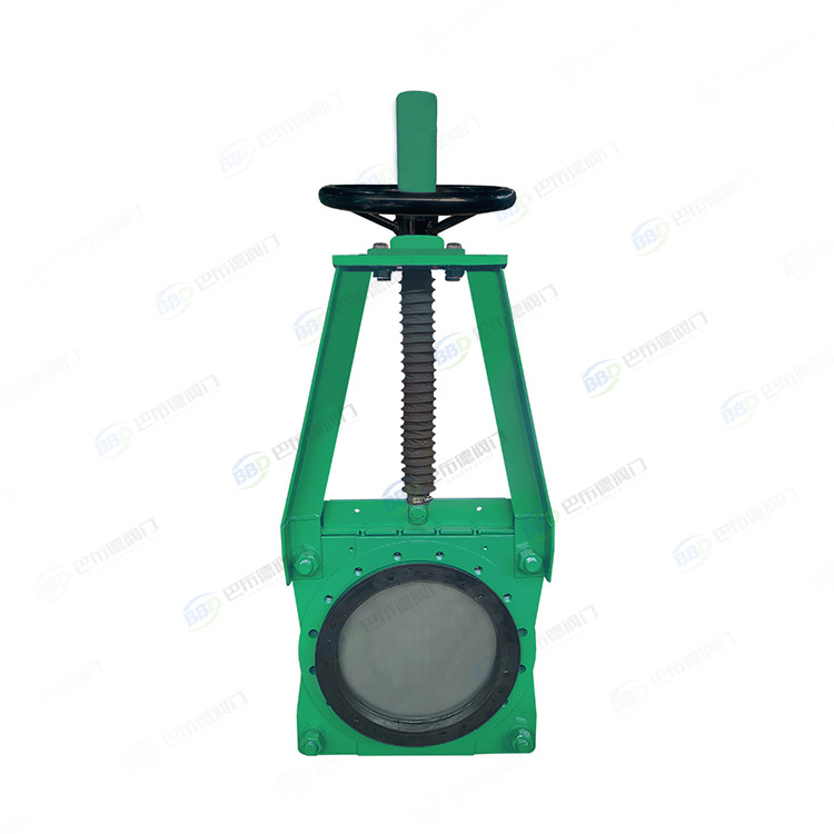 Manual clamp type slurry knife gate valve