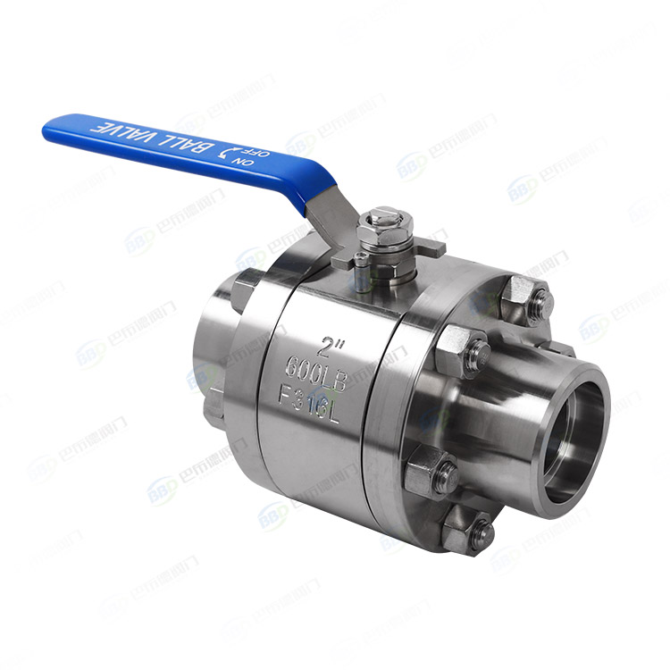 Manual forged steel ball valve