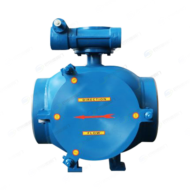 Filter screen fully welded ball valve