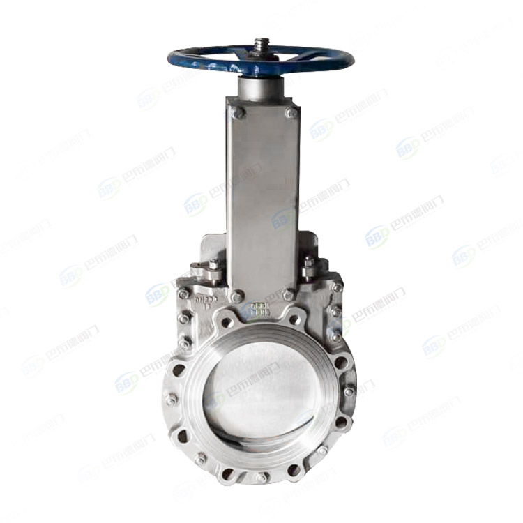 Stainless steel manual knife gate valve