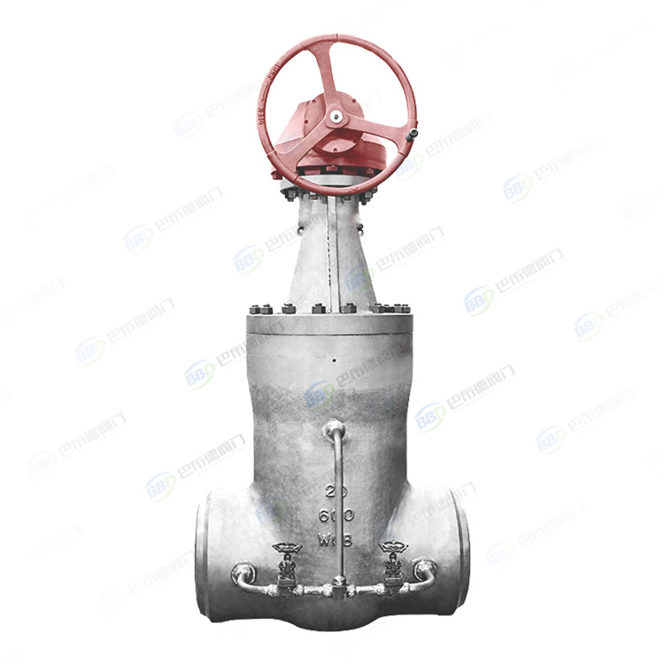 Power station gate valve