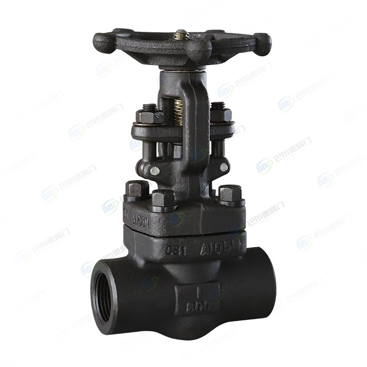 Forged steel threaded gate valve