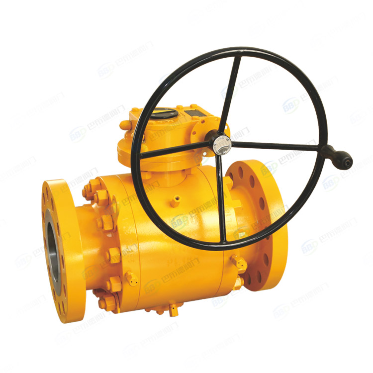 GB Forged steel fixed metal sealed ball valve