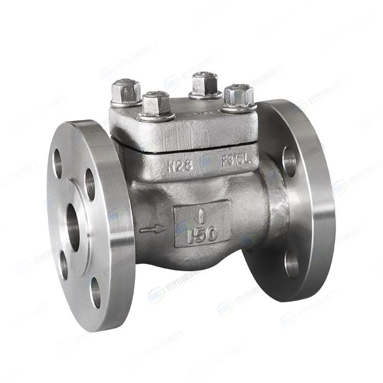 Forged steel flange check valve