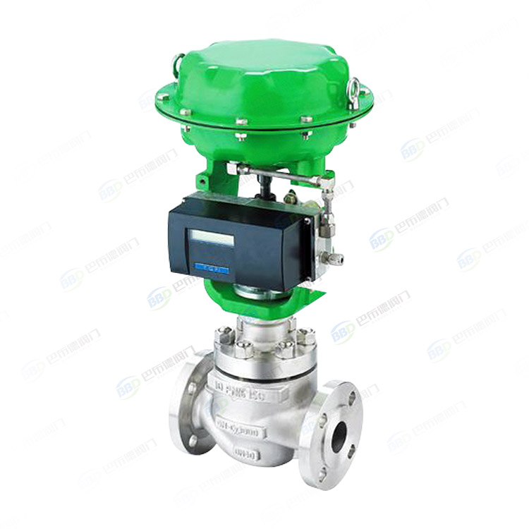 Single-seat pneumatic control valve