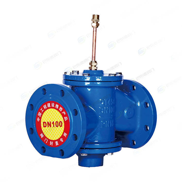 Self standing differential pressure control valve