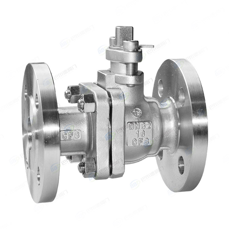 GB High platform chemical department flange ball valve