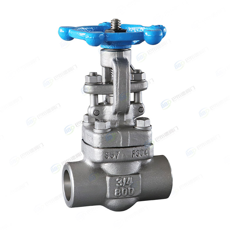 Forged steel butt welded gate valve