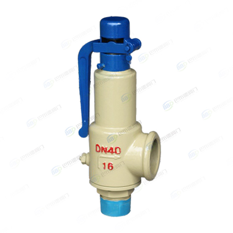 Spring external thread safety valve