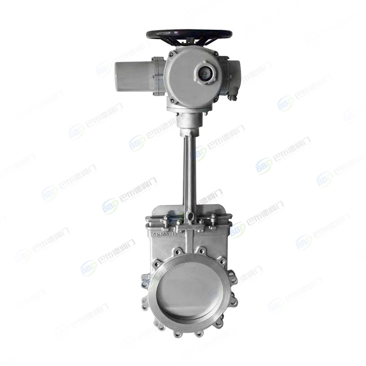 Electric knife gate valve