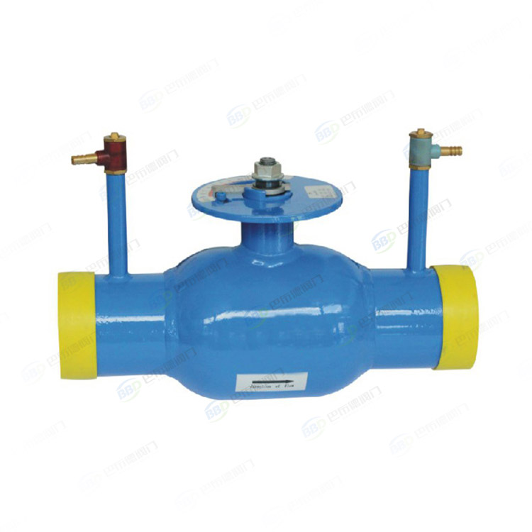 High platform release type fully welded ball valve