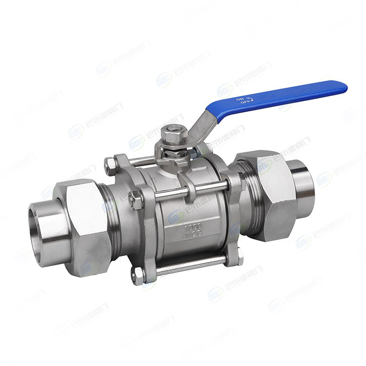 3PC manual swivel ball valve
