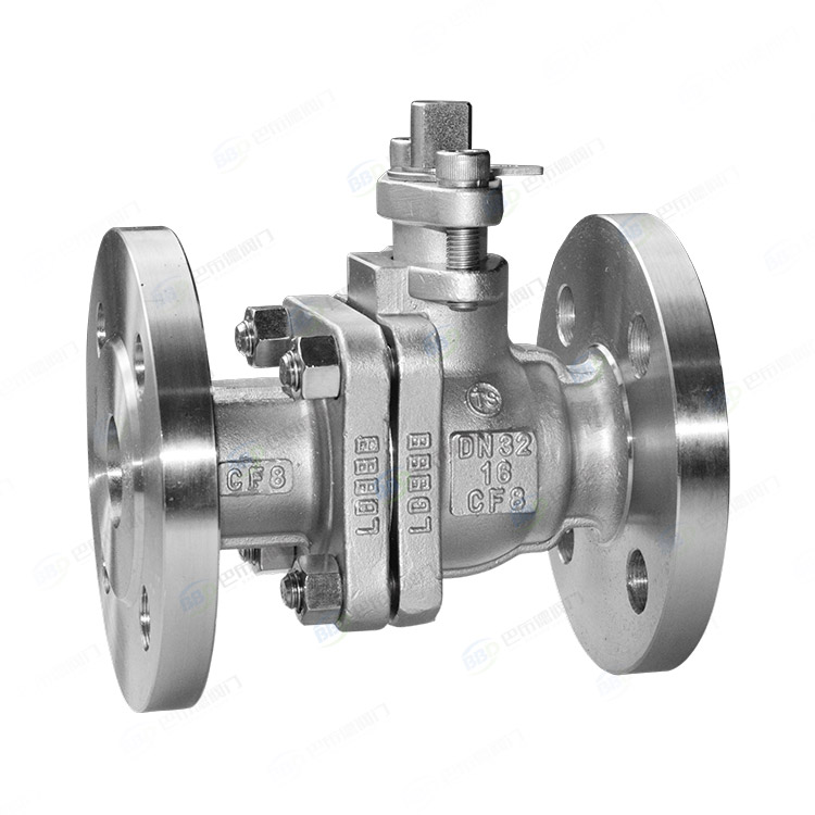 Hard sealed flange ball valve of the Ministry of Chemical Industry