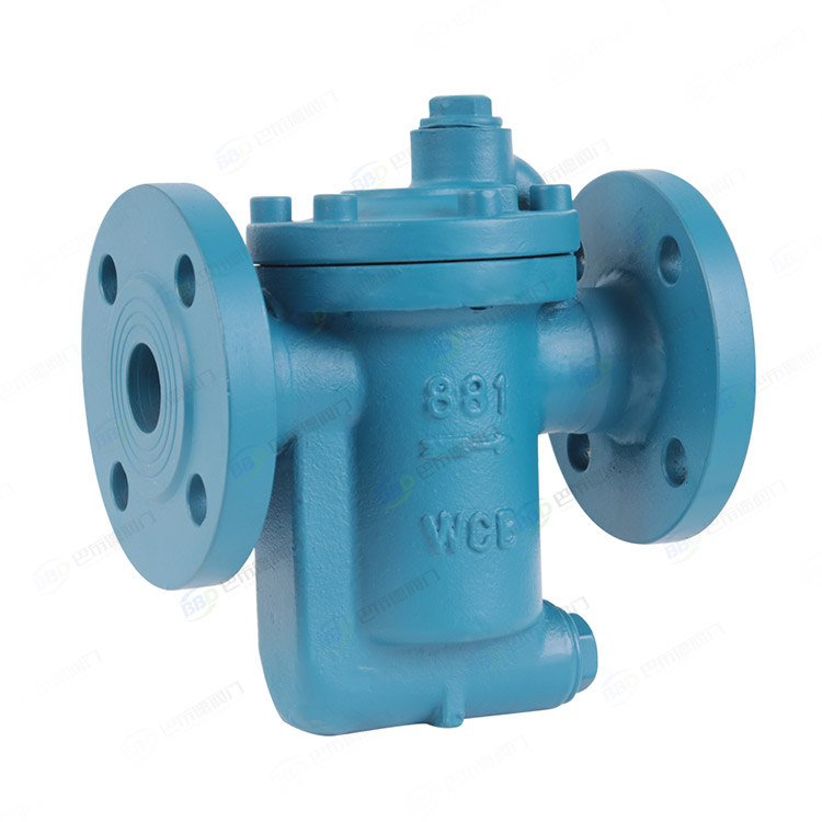 Inverted bucket drain valve