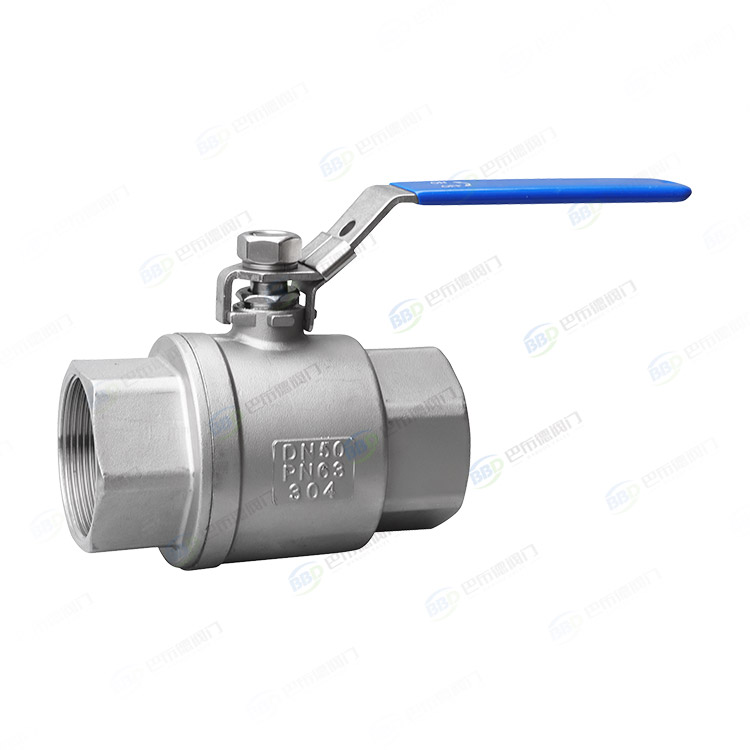 German standard 2PC internal thread ball valve