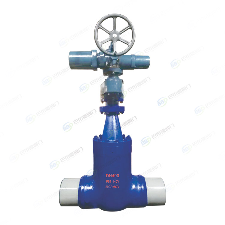 Power station gate valve