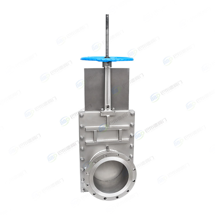 Manual knife gate valve