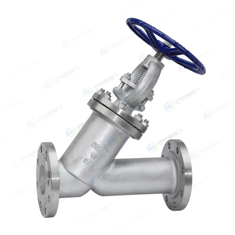 Y-Shaped globe valve