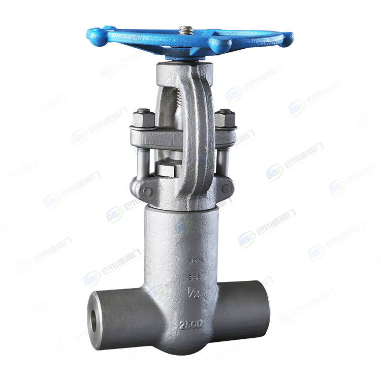 Forged steel self sealing butt welded gate valve