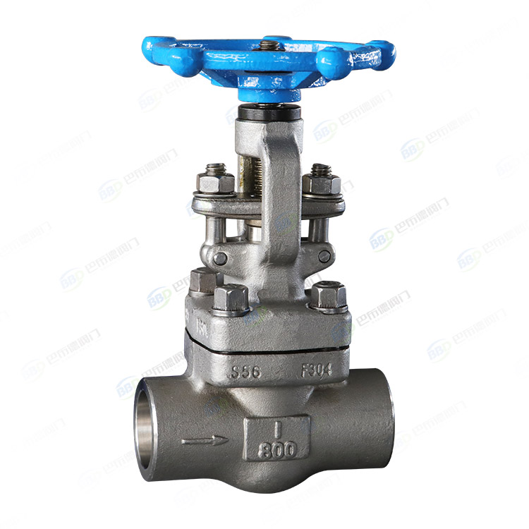 Forged steel butt welded gate valve