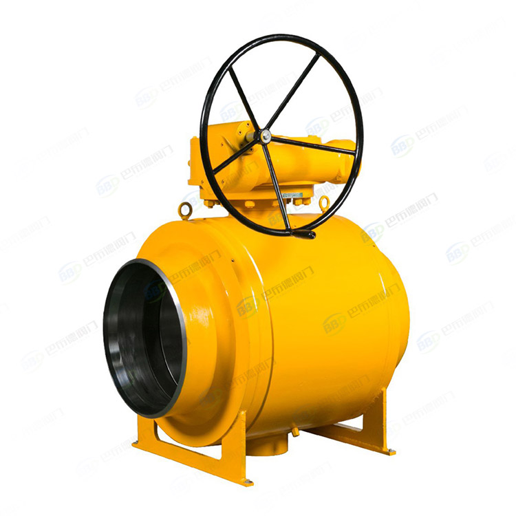 Large diameter forged steel fully welded ball valve