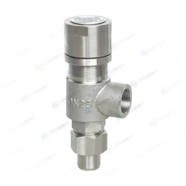 Micro opening external thread safety valve