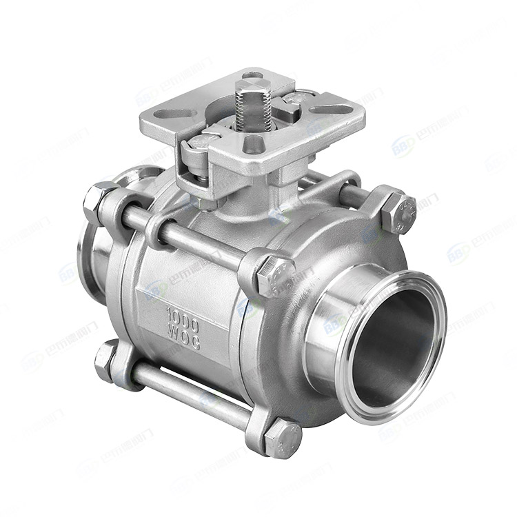 3PC High Platform Quick Install Ball Valve
